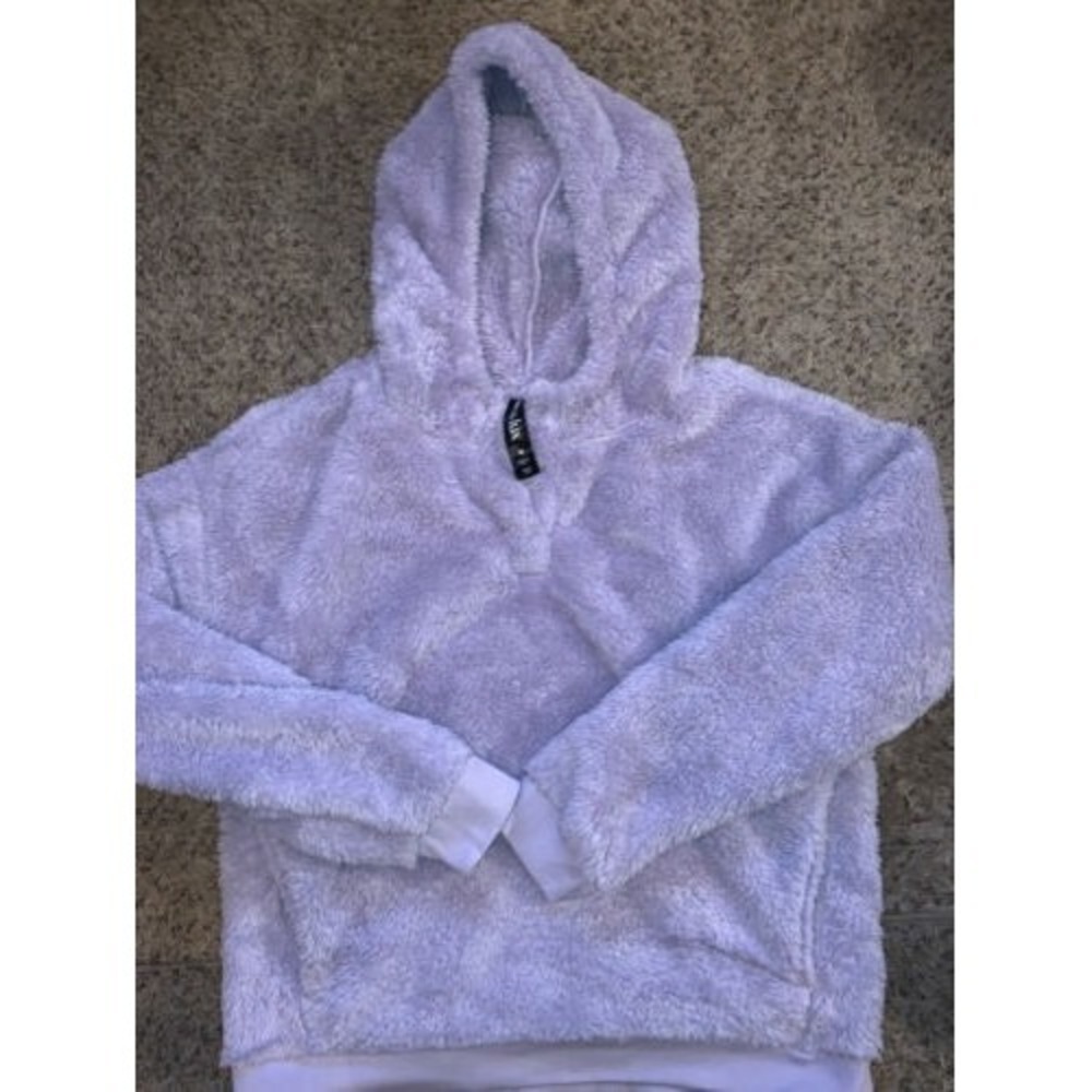 Lukka Lux Hoodie Fur Purple Small